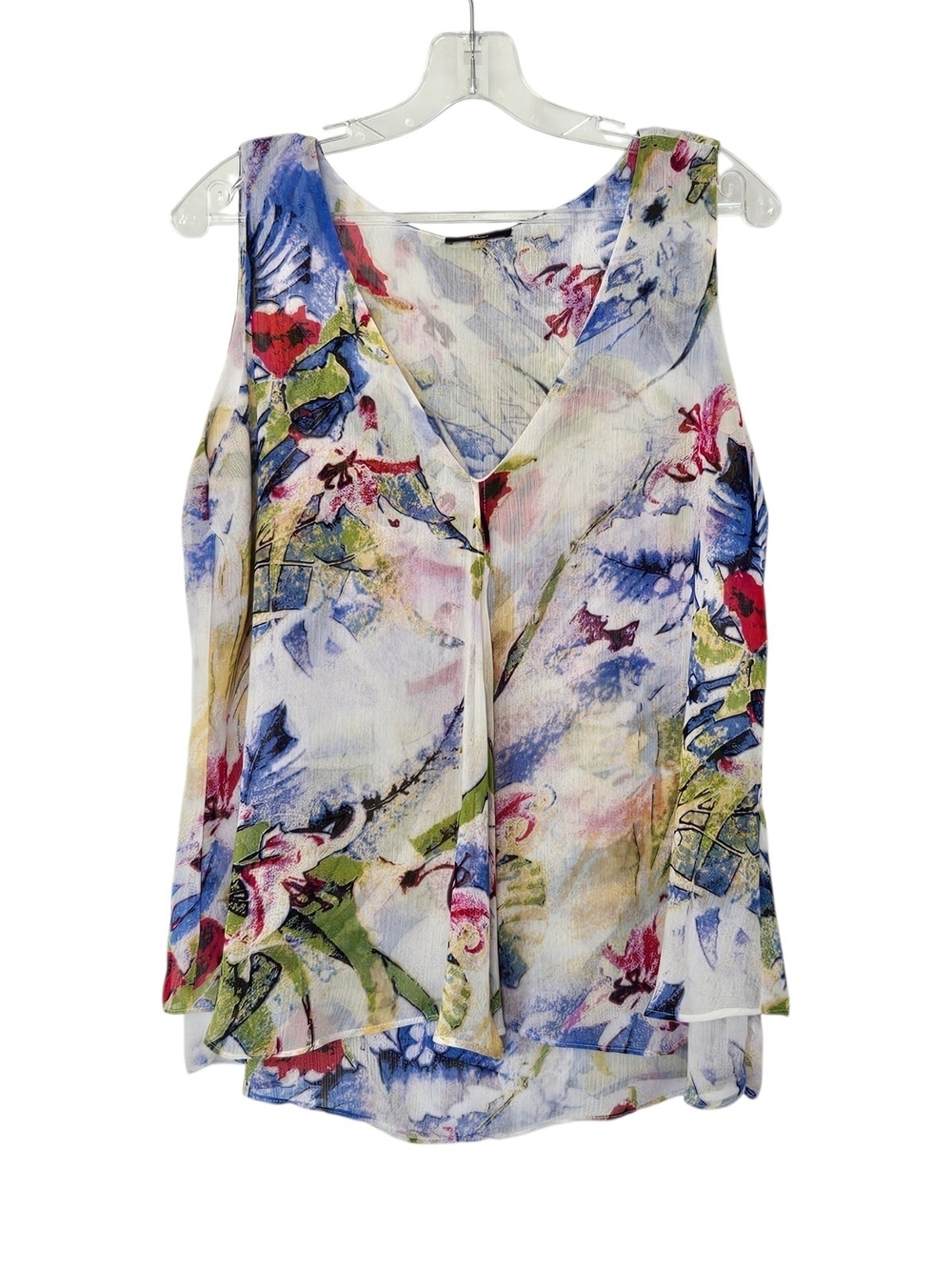 Milano Floral V-Neck Layered Camisole Top